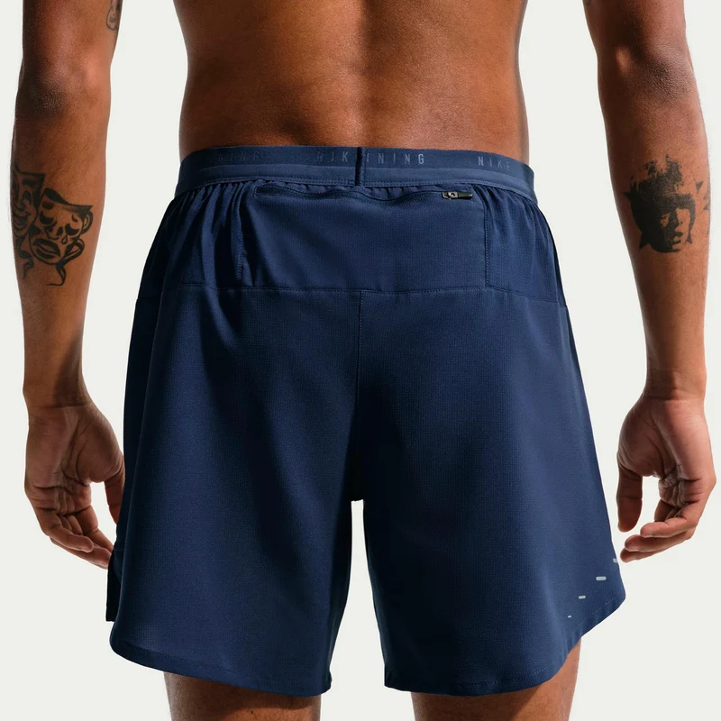 STRIDE 2IN1 7IN Laufshorts Herren - dunkelblau, silber