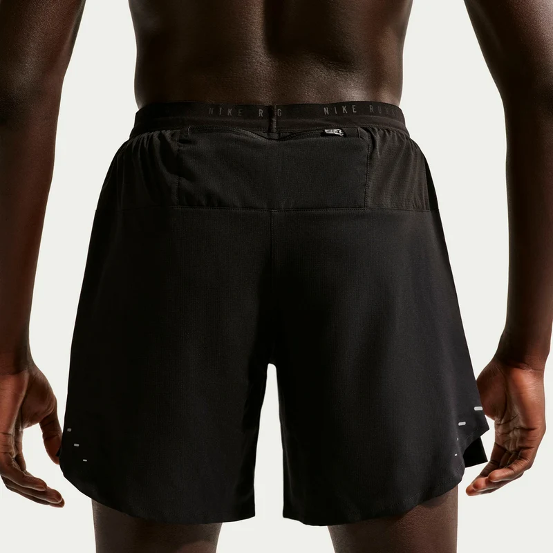 STRIDE 2IN1 7IN Laufshorts Herren - schwarz, silber