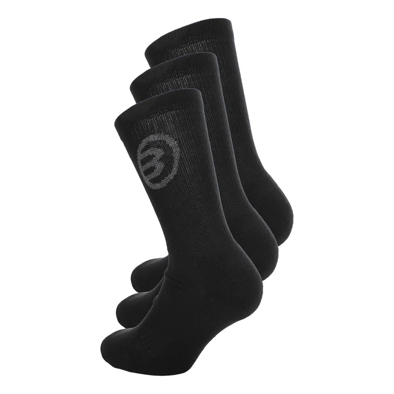 BP262 (PACK DE 3) Sportsocken Unisex - schwarz