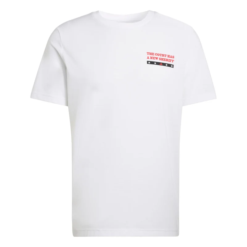 Padel Wanted Graphic T-Shirt Herren - weiß, mehrfarbig