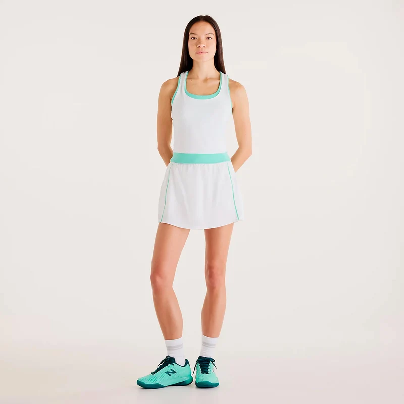 Tournament Novelty Tank-Top Damen-weiß, grün