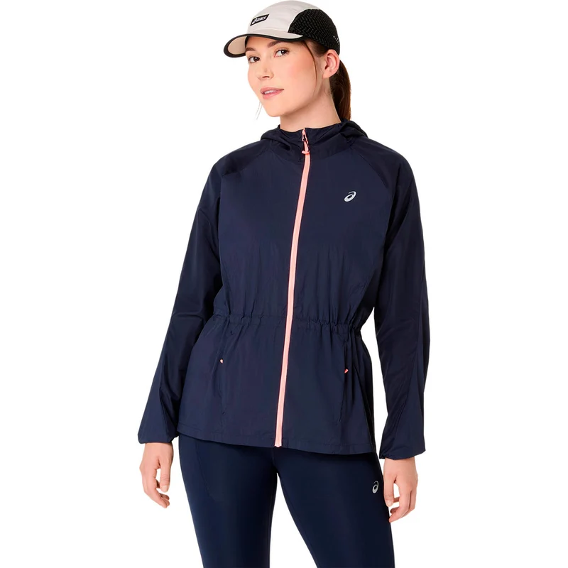 Road Packable Laufjacke Damen - dunkelblau