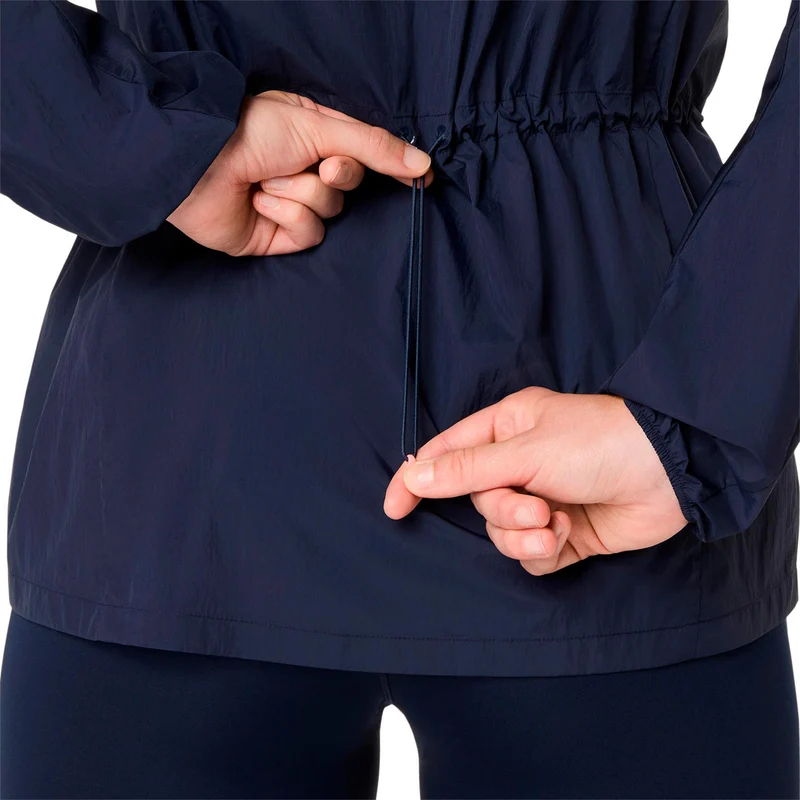 Road Packable Laufjacke Damen - dunkelblau