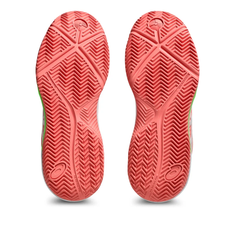 GEL-DEDICATE 8 PADEL Padelschuh Damen-koralle, weiß