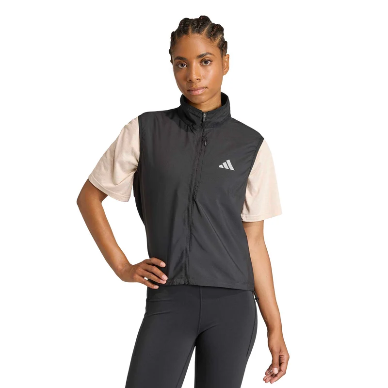 Run Essential Vest Laufweste Damen-schwarz