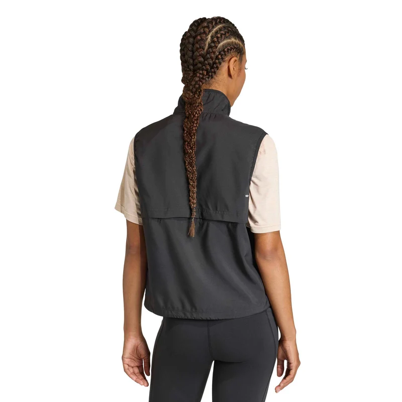 Run Essential Vest Laufweste Damen-schwarz