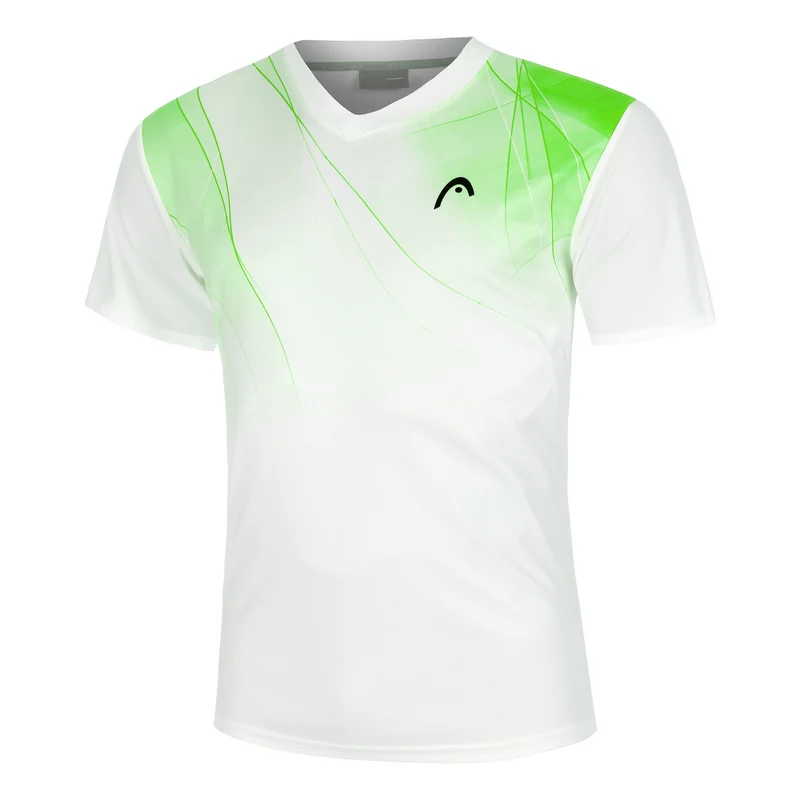 Topspin T-Shirt Herren-Weiß,Grün