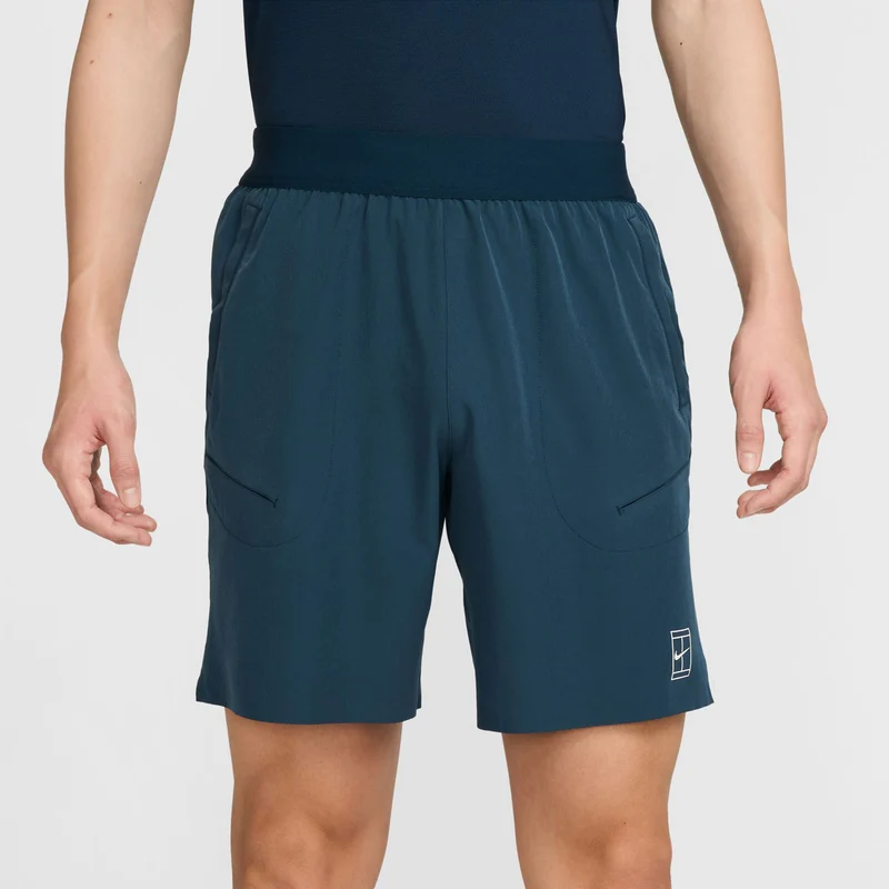 Court Dri-Fit Advantage 8in Shorts Herren-Dunkelblau,Weiß