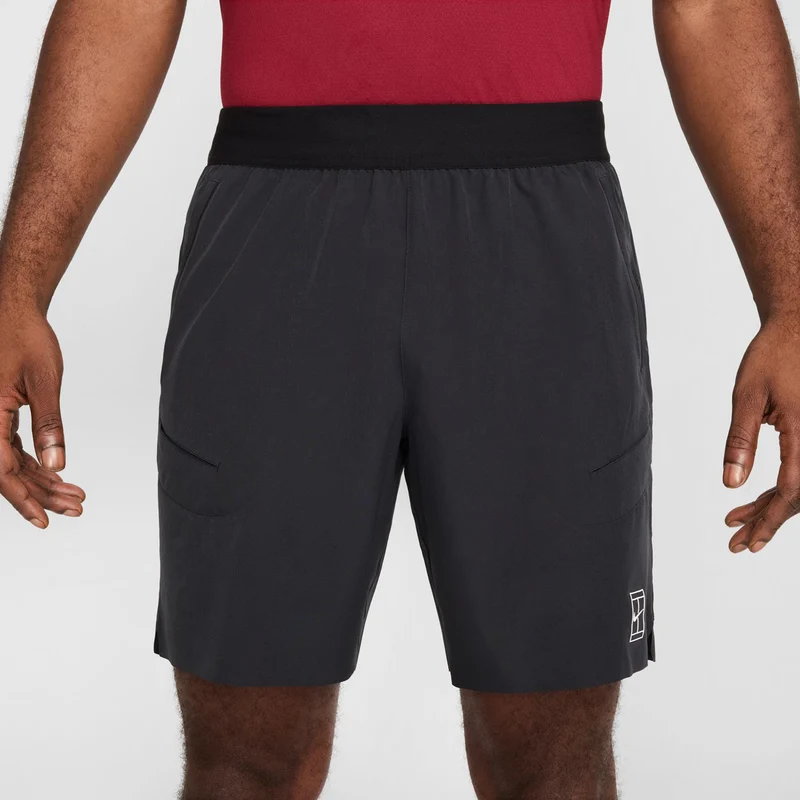 Court Dri-Fit Advantage 8in Shorts Herren-Schwarz,Weiß