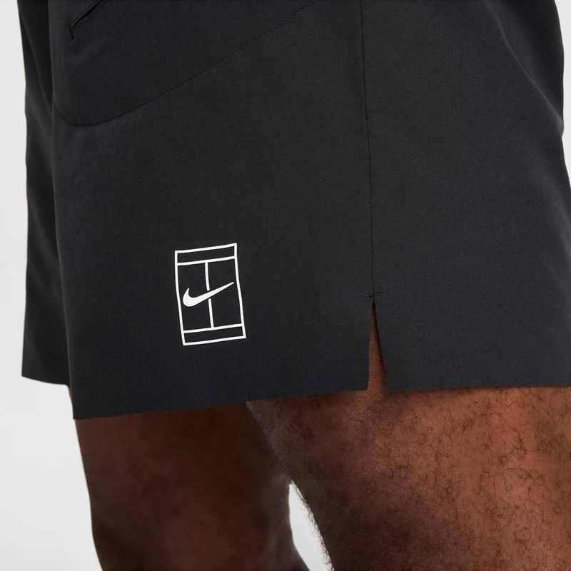 Court Dri-Fit Advantage 8in Shorts Herren-Schwarz,Weiß