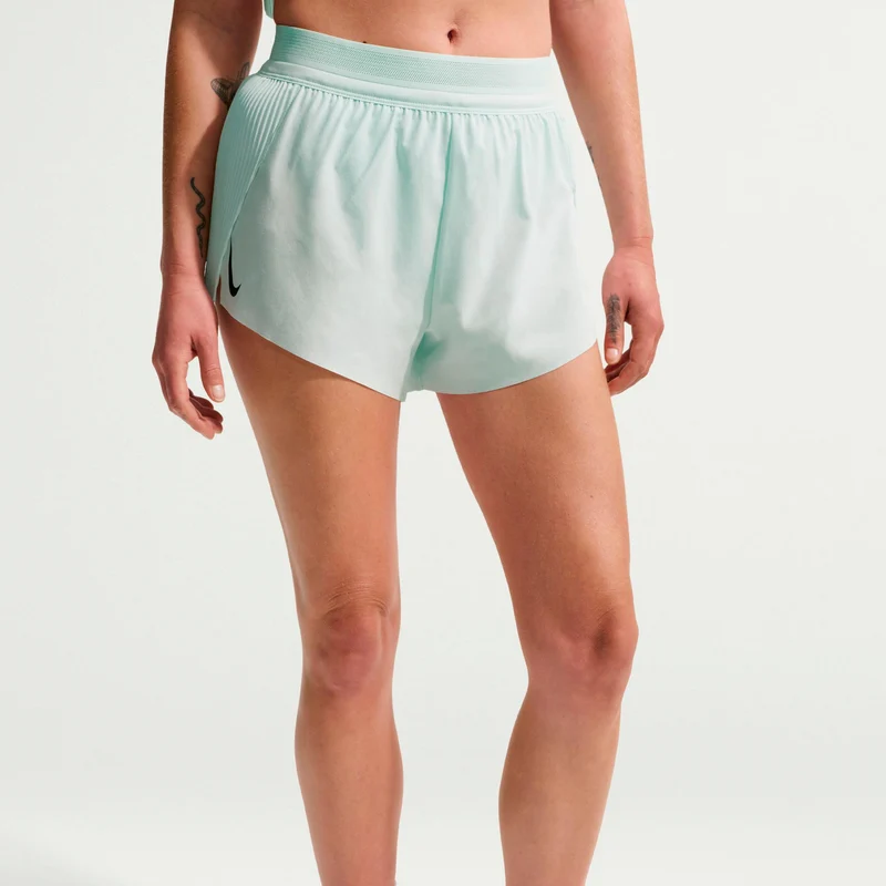 AeroSwift Laufshorts Damen - mint, schwarz