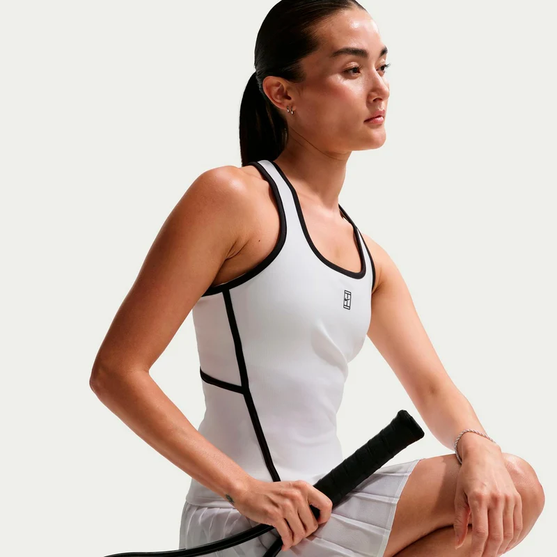 Court Dri-Fit Advantage Tank-Top Damen - weiß, schwarz