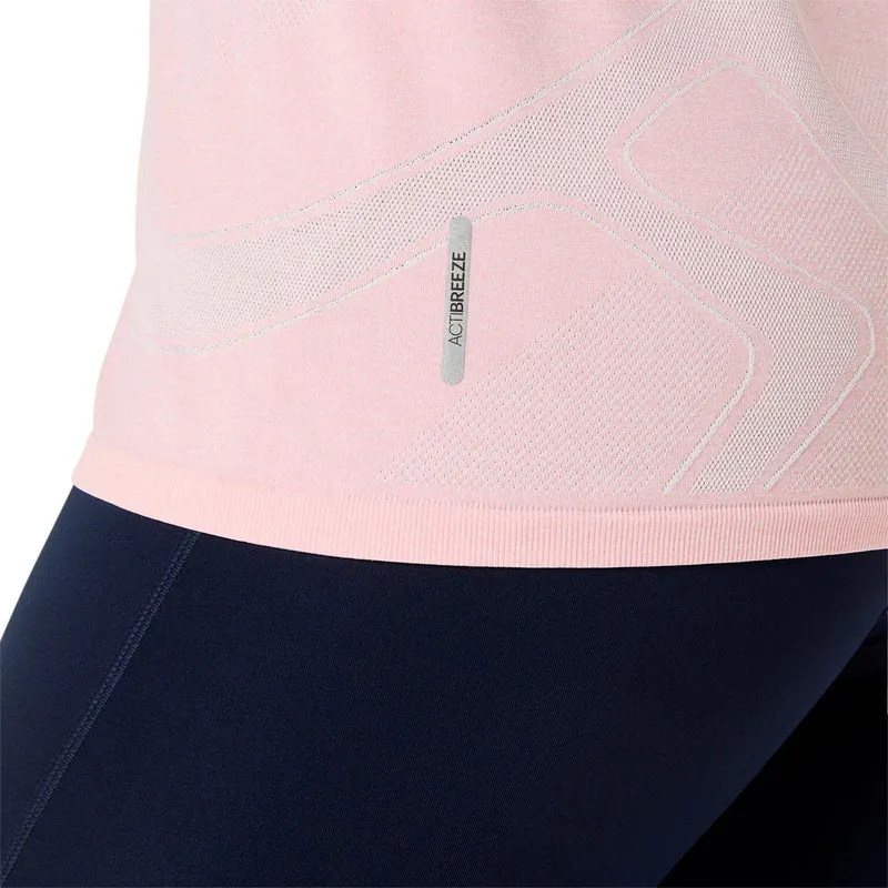 Road Seamless Laufshirt Damen - rosa, pink
