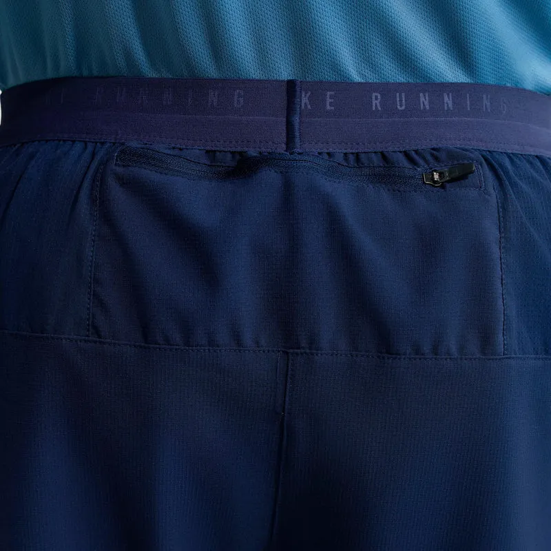 Stride 7in Laufshorts Herren - dunkelblau, silber