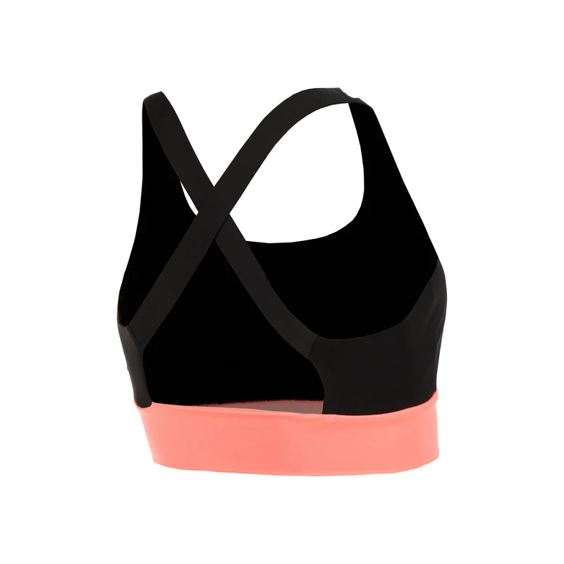 Skin Label Tank-Top Damen-Schwarz,Koralle