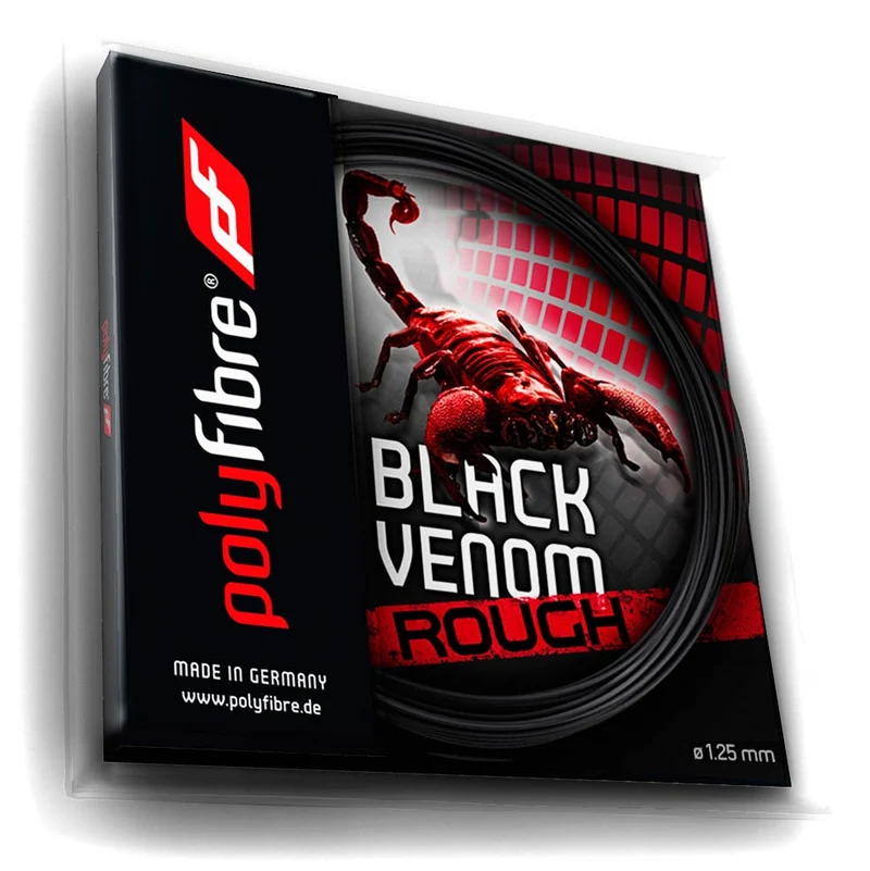 Venom Rough Saitenset 12,2m-Schwarz