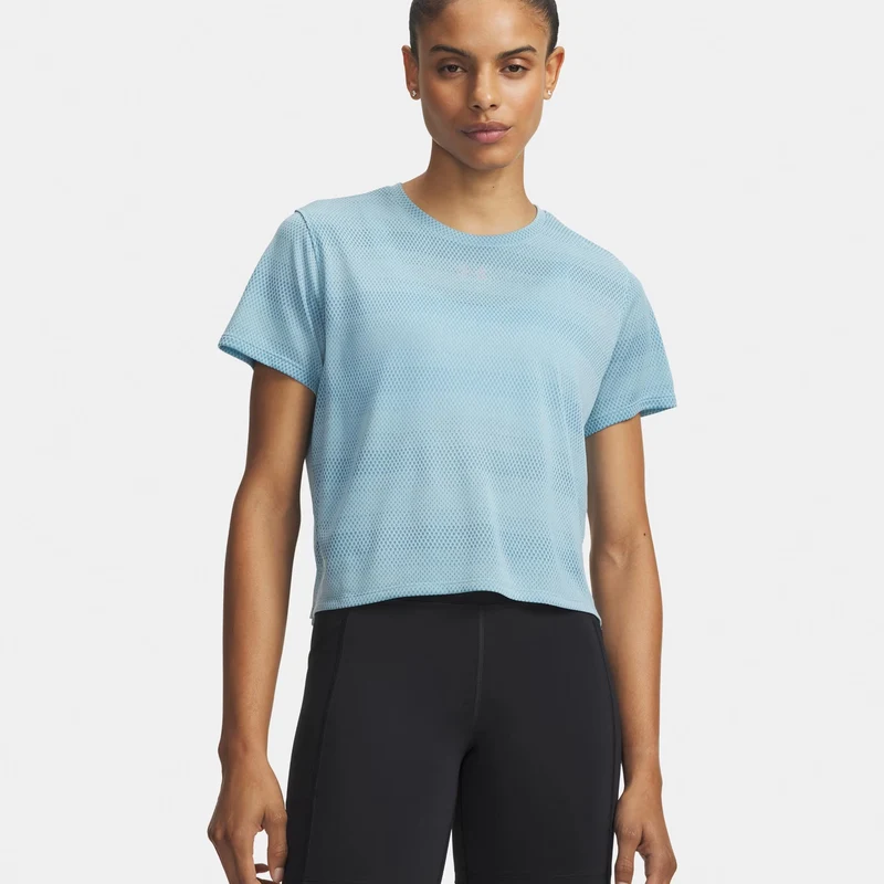Velociti Laufshirt Damen - hellblau, silber