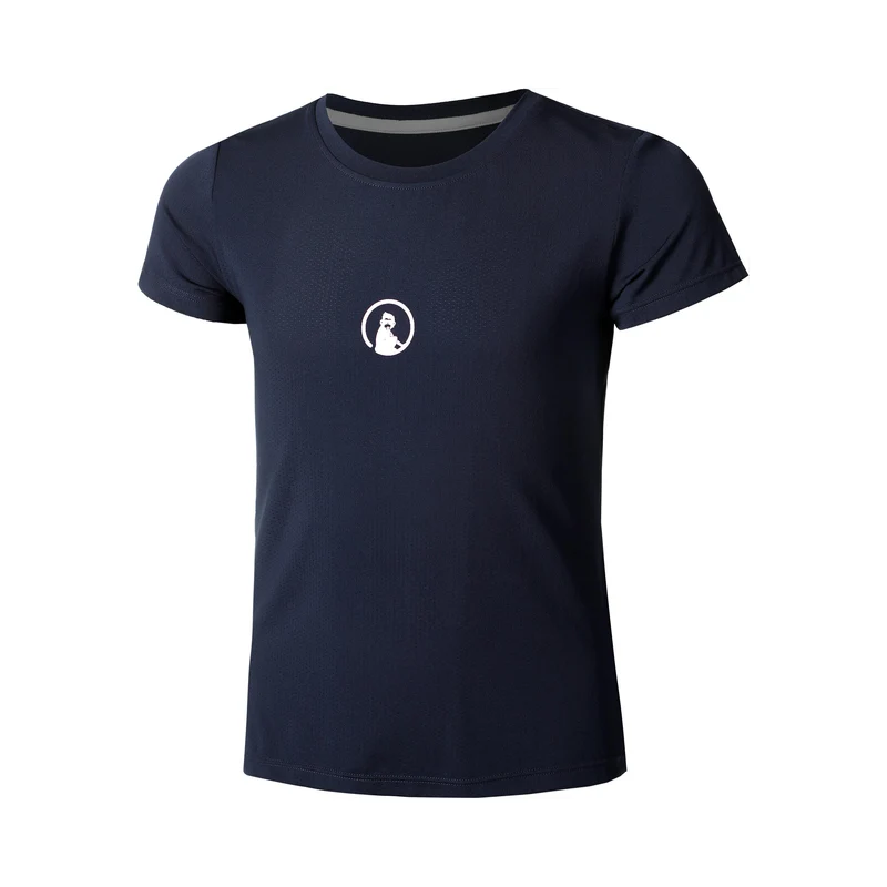 Retriever T-Shirt Mädchen-Dunkelblau,Weiß