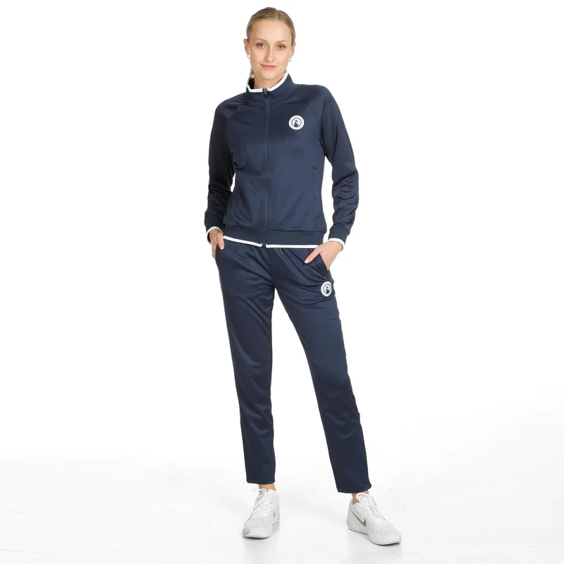 Tweener Trainingsanzug Damen-Dunkelblau