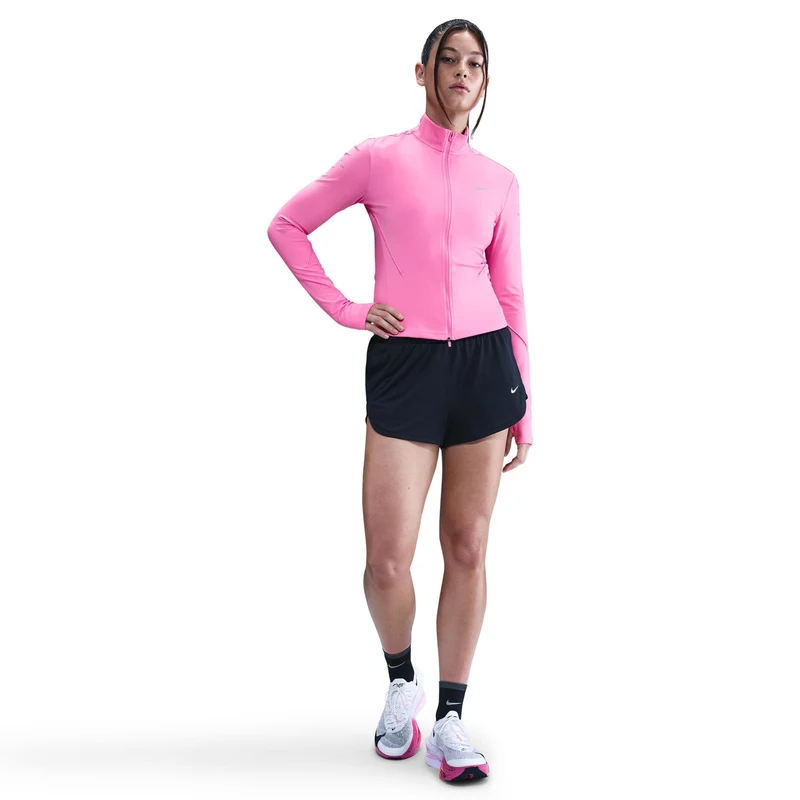 Swift Half-Zip Laufshirt Damen-Pink,Silber