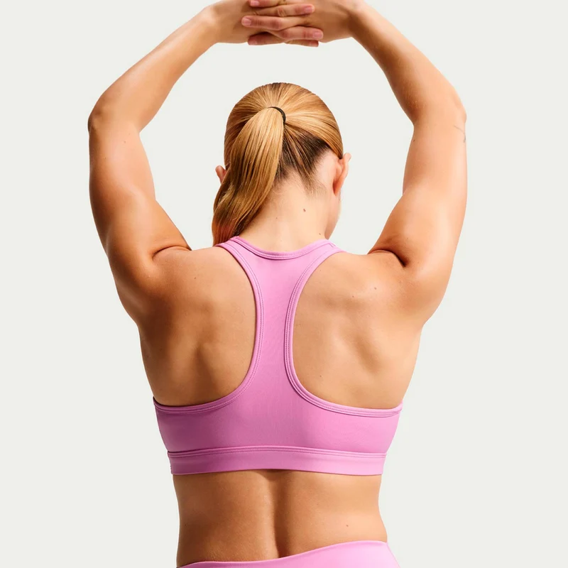 Swoosh Medium Sport-BH Damen - violett
