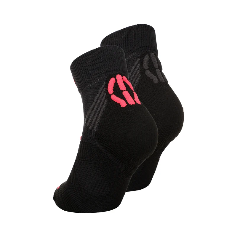 Super Fast Laufsocken 2er Pack Damen-Schwarz,Koralle