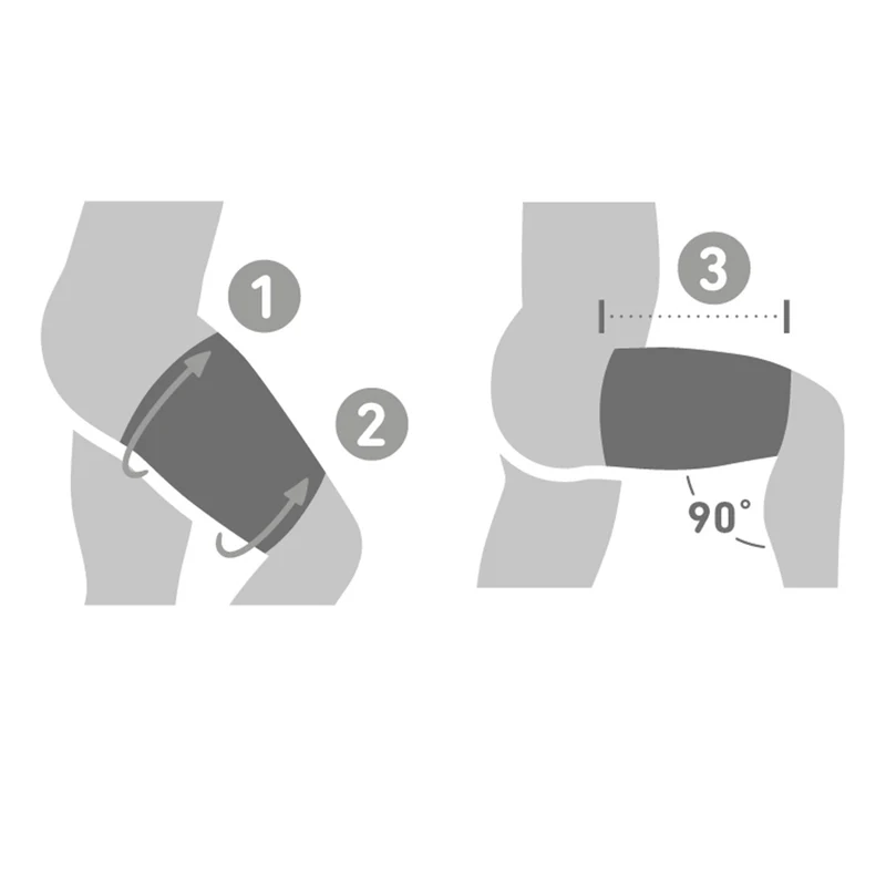Compression Upper Leg (short) Sleeve-Blau