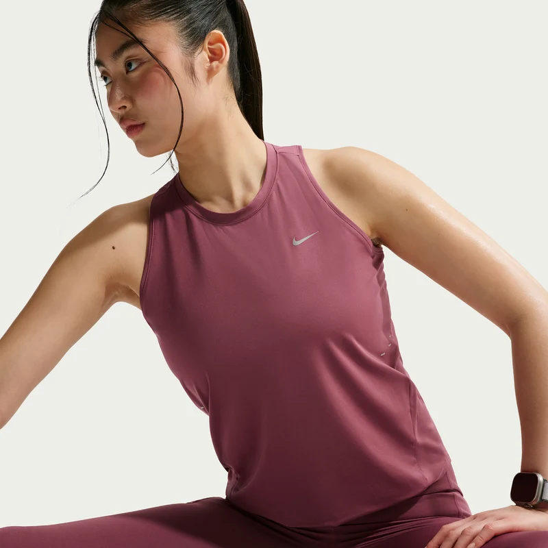 Swift Laufshirt Damen - mauve, silber