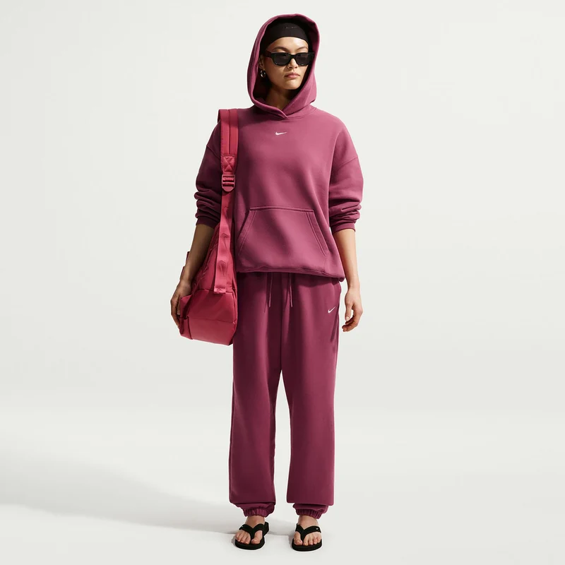 Studio Fleece Trainingshose Damen - mauve