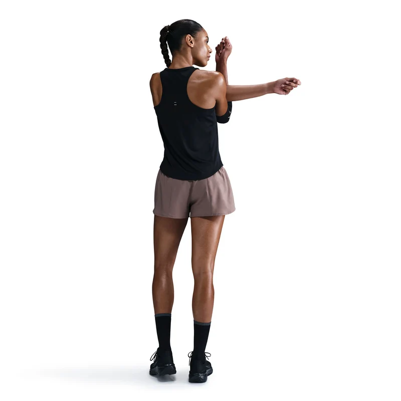 Tempo Laufshirt Damen - schwarz, silber