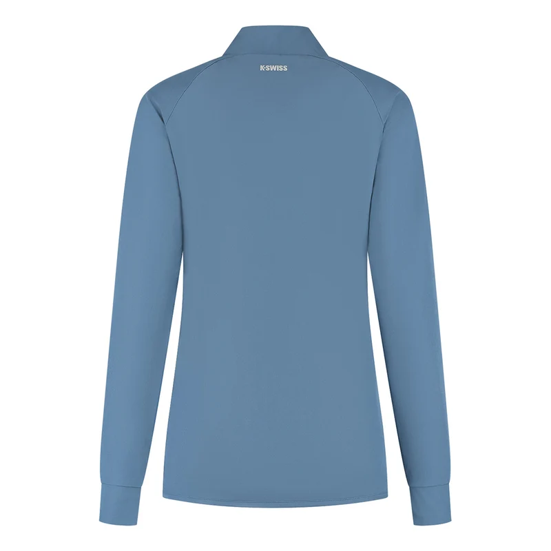 Hypercourt 5 Trainingsjacke Damen - blaugrau, flieder