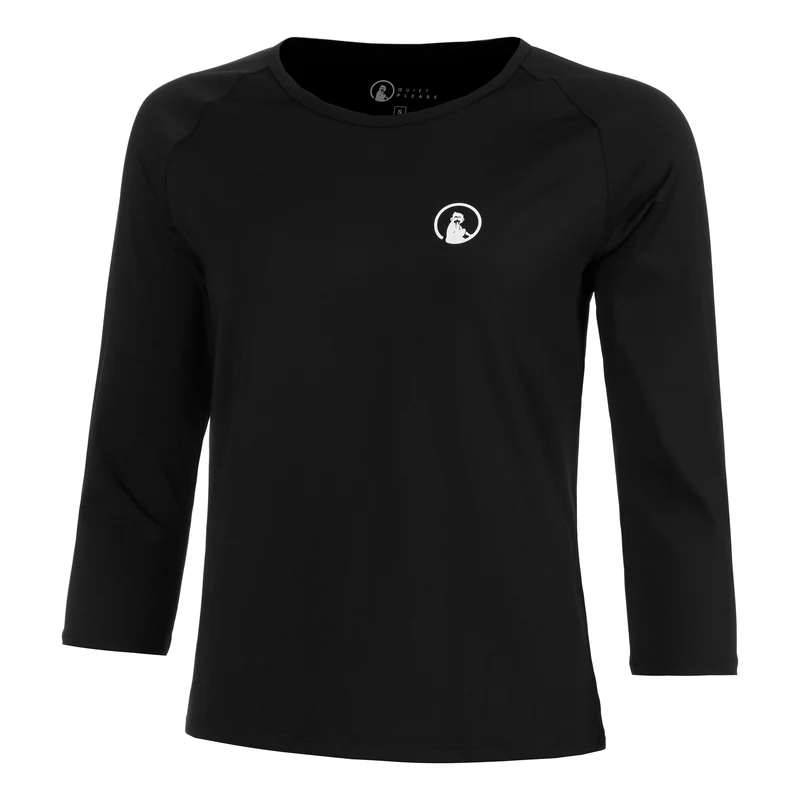 Mixed Longsleeve Damen-Schwarz