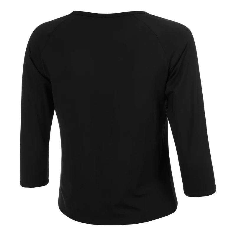 Mixed Longsleeve Damen-Schwarz