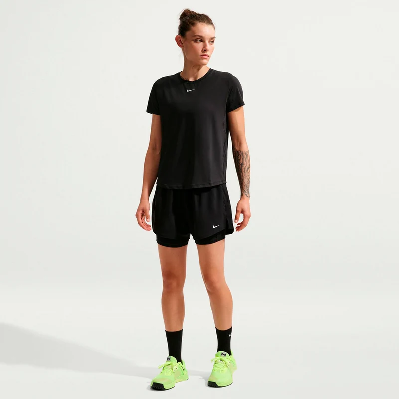 One Dri-Fit T-Shirt Damen-schwarz, weiß