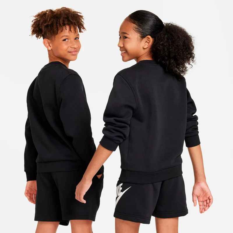Club Fleece Sweatshirt Kinder - schwarz