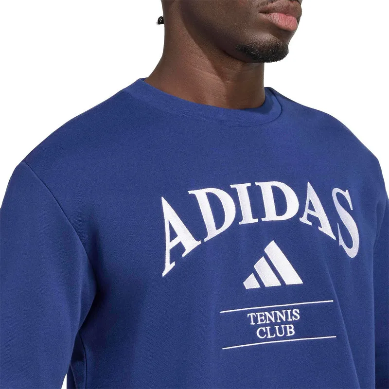 Heritage Graphik Sweatshirt Herren - dunkelblau, weiß