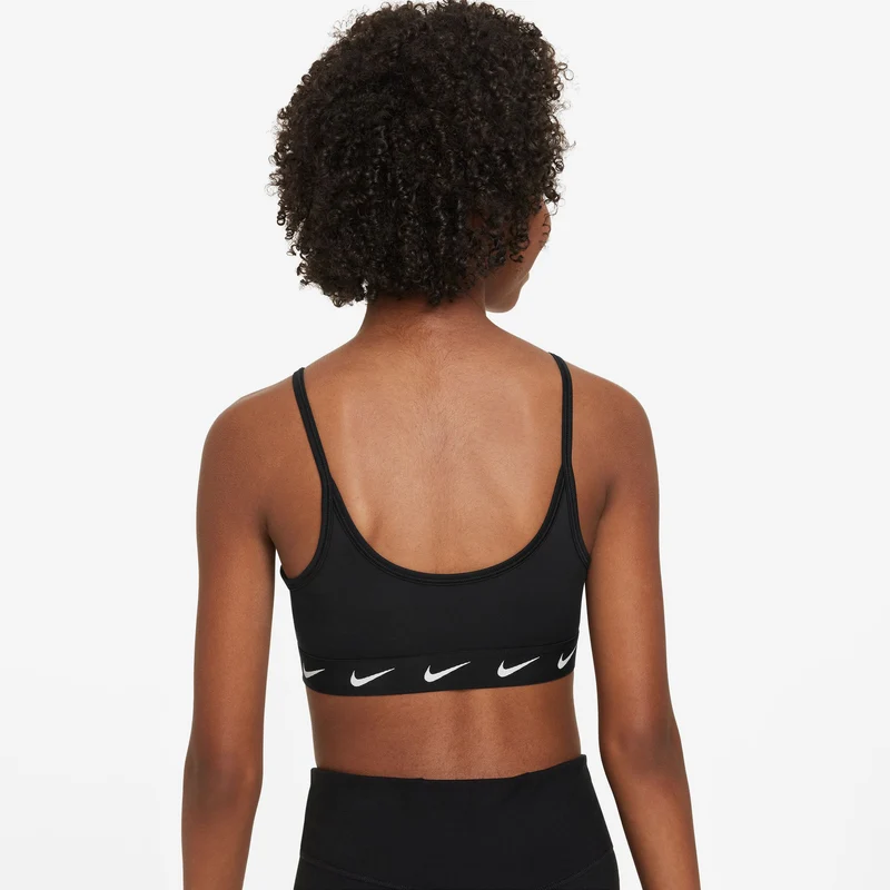 Dri-Fit One Big Sport-BH Mädchen - schwarz