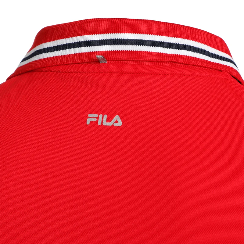 Piro Polo Herren-Rot,Weiß