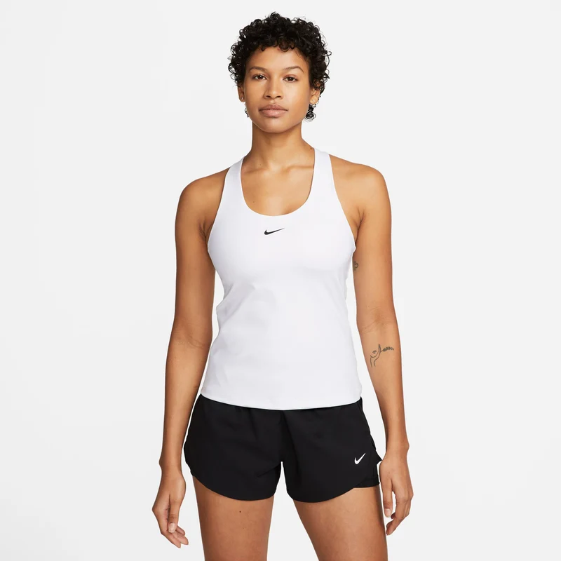 Dri-Fit Swoosh Bra Tank-Top Damen-Weiß