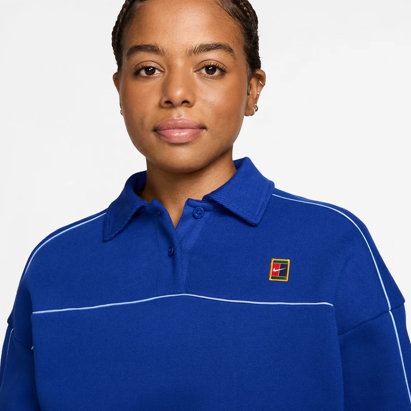 Court Longsleeve Damen - dunkelblau