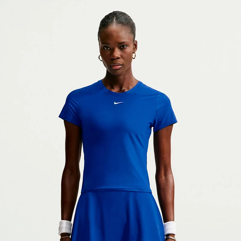 Dri-Fit Victory T-Shirt Damen - blau, weiß