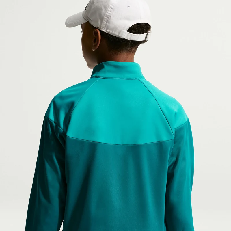 Dri-Fit Full-Zip Trainingsanzug Kinder - petrol, türkis