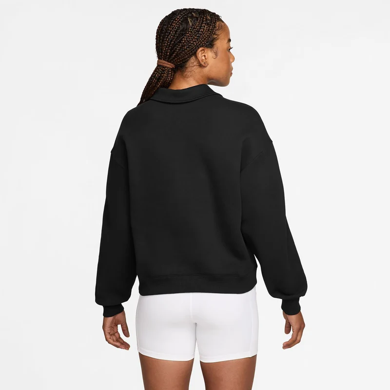 Court Longsleeve Damen - schwarz