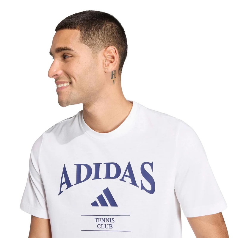 Heritage Graphik T-Shirt Herren - weiß, blau