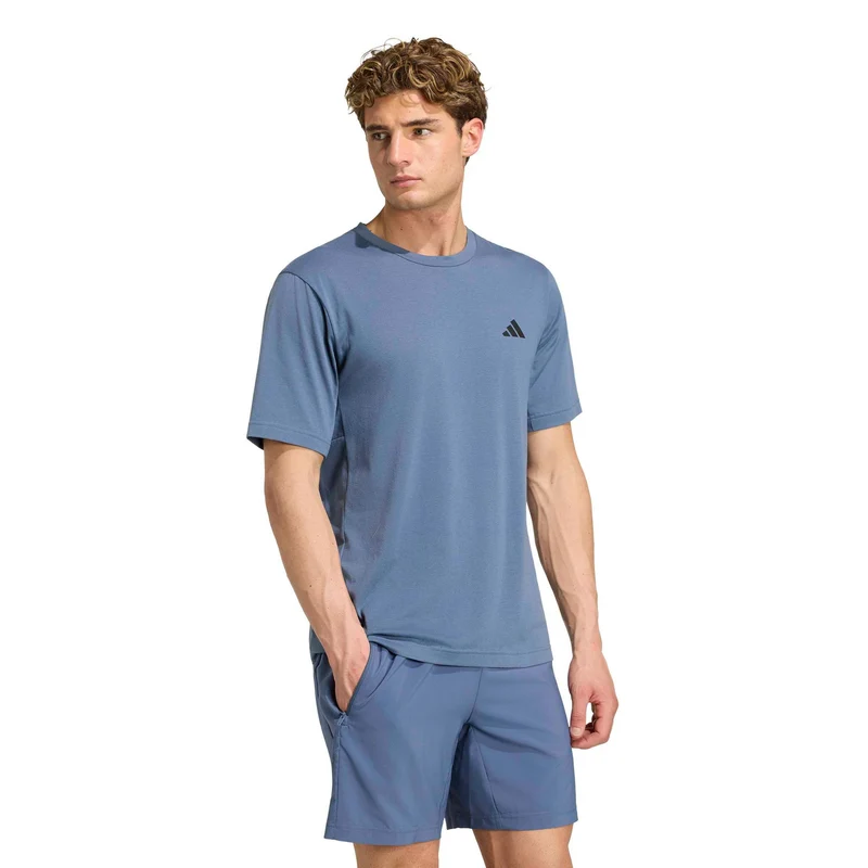 Essentials T-Shirt Herren - blaugrau