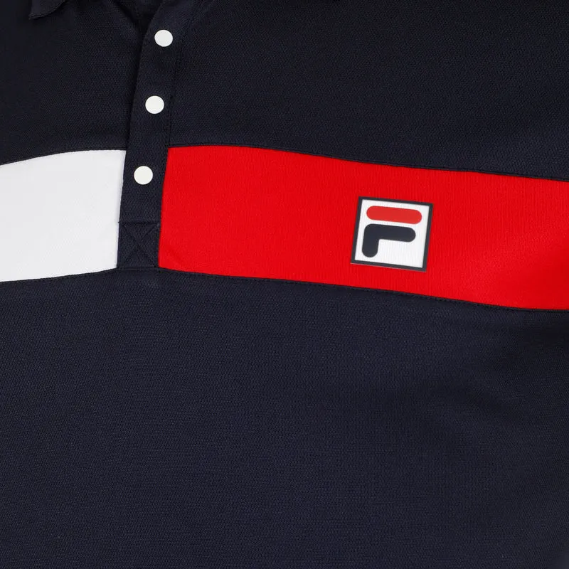 Jayden Polo Herren-Dunkelblau,Rot