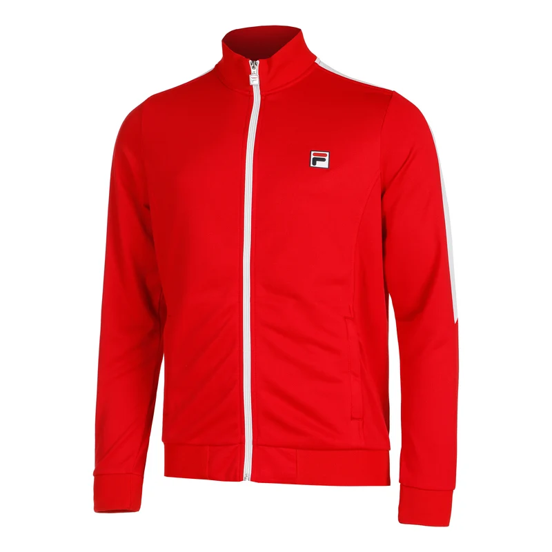 Manuel Trainingsjacke Herren-Rot,Weiß