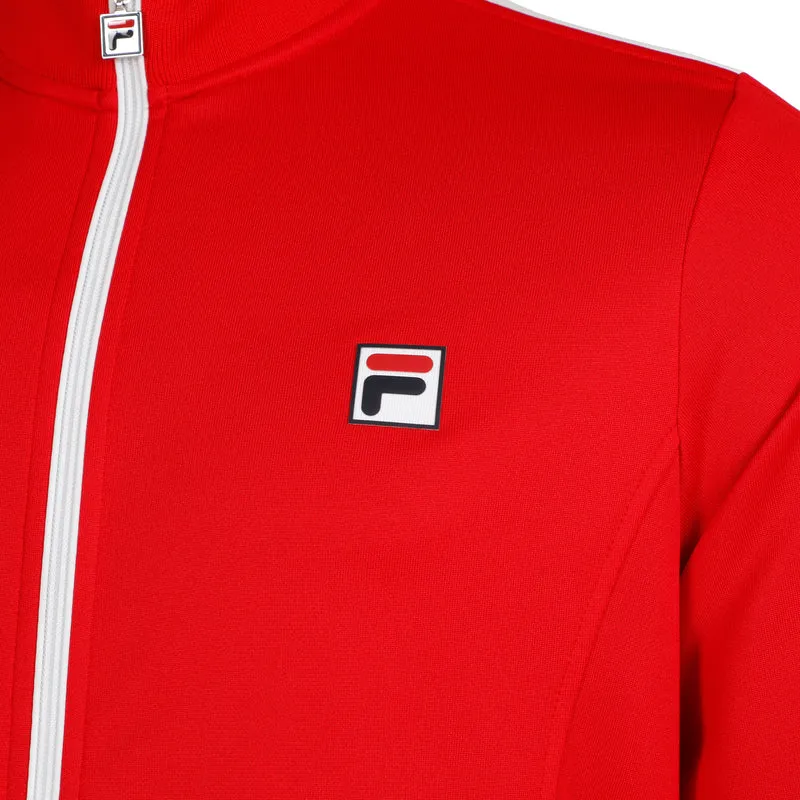Manuel Trainingsjacke Herren-Rot,Weiß
