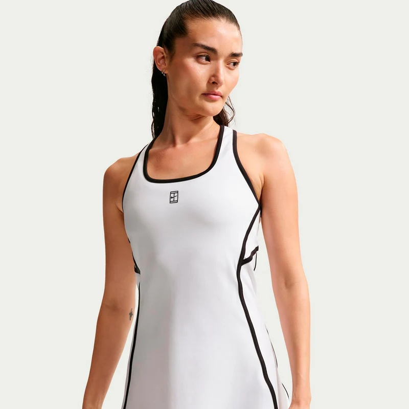 Court Dri-Fit Advantage Kleid Damen-weiß