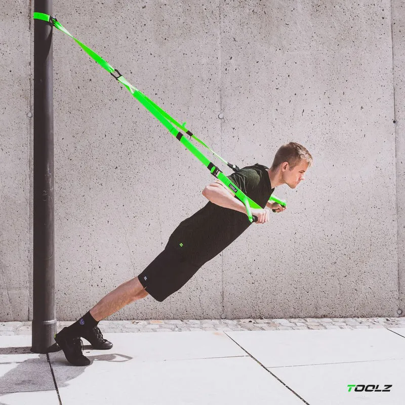 Sling Trainer Trainingsgerät-Grün,Schwarz